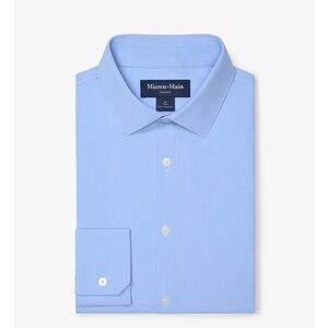 NWT Mizzen+Main Sky Blue Dress Shirt